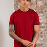 Fred Perry T-shirts Twin tipped t-shirt - burnt red navy
