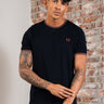 Fred Perry T-shirts Twin tipped t-shirt - navy cinnamon