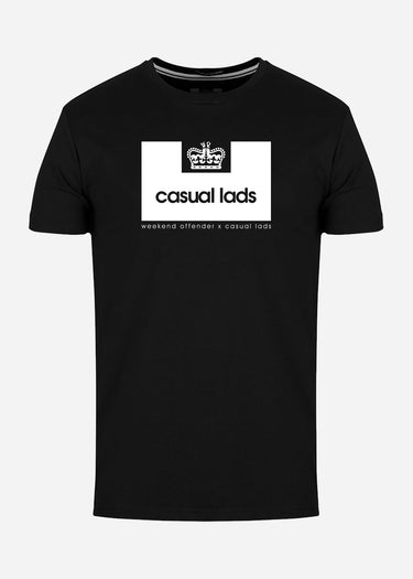 Weekend Offender T-shirts Casual Lads t-shirt - black