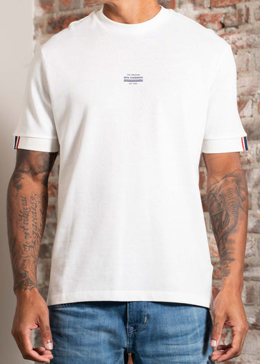Ben Sherman T-shirts Tipped pique tee - snow white