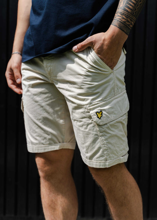 Lyle & Scott Korte Broeken  Bestseller Wembley cargo short - beige 