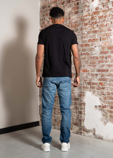 Armani Exchange T-shirts Slim fit jersey t-shirt with logo - black