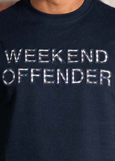Weekend Offender T-shirts Tornaco - navy mid house check