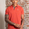 Barbour Polo's Barbour tartan pique polo shirt - red spice