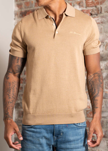 Ben Sherman Polo's Signature ss polo - sand