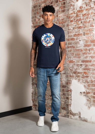 Ben Sherman T-shirts Tropical target - dark navy