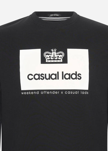 Weekend Offender Truien  Casual Lads sweater - black 