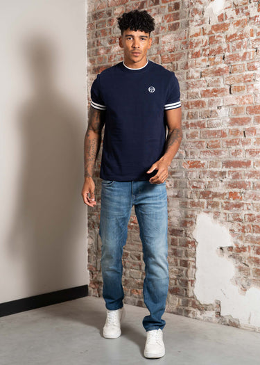 Sergio Tacchini T-shirts New iceberg tee - maritime blue white