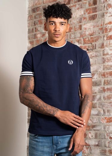 Sergio Tacchini T-shirts New iceberg tee - maritime blue white