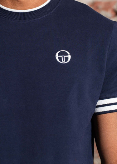 Sergio Tacchini T-shirts New iceberg tee - maritime blue white