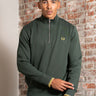 Fred Perry Truien Half zip sweat-shirt - court green