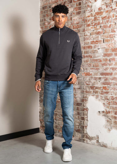 Fred Perry Truien Half zip sweat-shirt - Anchor Grey Oatmeal