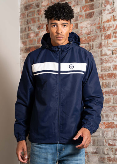 Sergio Tacchini Jassen Damarindo windbreaker jacket - maritime blue gardenia