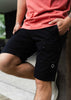 MA.Strum Korte Broeken  Cargo short - black 