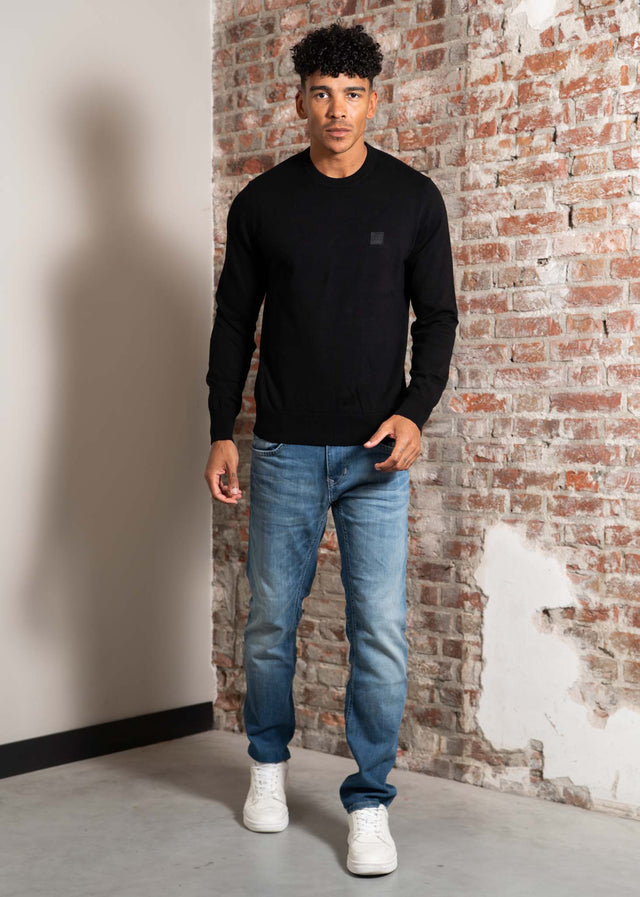 Hugo Boss Truien Kanovano sweater - black