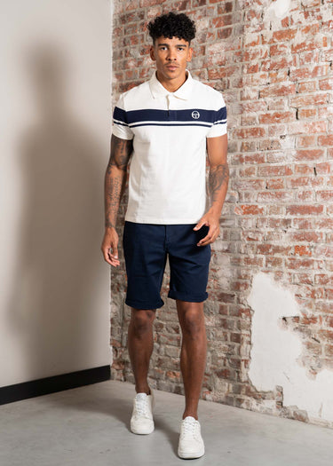 Sergio Tacchini Polo's Young line polo - gardenia maritime blue