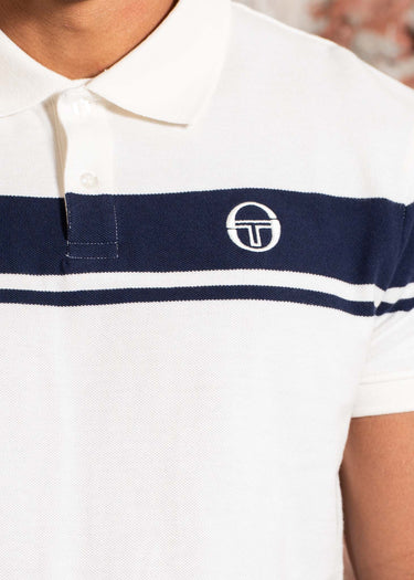 Sergio Tacchini Polo's Young line polo - gardenia maritime blue