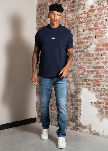 Ben Sherman T-shirts Tipped pique tee - dark navy