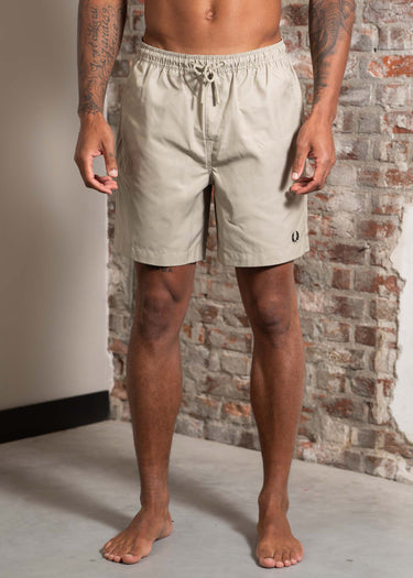 Fred Perry Zwembroeken Classic swimshort - warm grey black