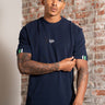 Ben Sherman T-shirts Tipped pique tee - dark navy