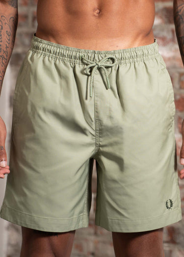 Fred Perry Zwembroeken Classic swimshort - olive mint