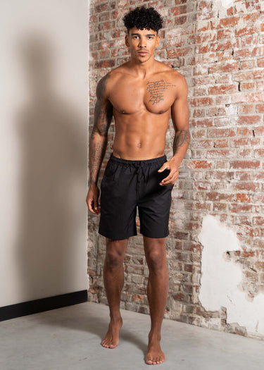 Fred Perry Zwembroeken Classic swimshort - Black Court Green