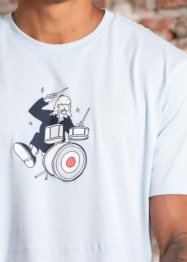 Ben Sherman T-shirts Drummer target - ice blue