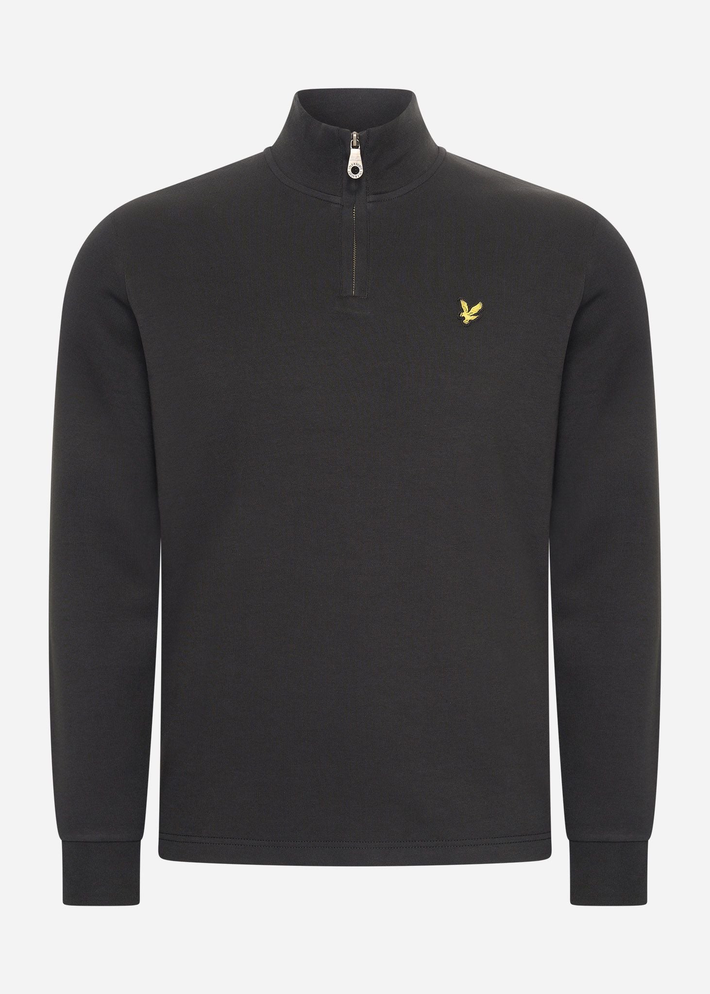 Lyle & Scott Truien  Interlock quarter zip - jet black 