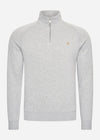 Farah Truien  Sweatshirt jim 1/4 zip - light grey marl 