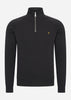 Farah Truien  Sweatshirt jim 1/4 zip - black 