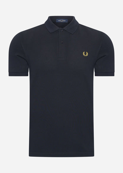 Fred Perry Polo's  Plain fred perry shirt - navy honeycomb 