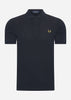 Fred Perry Polo's  Plain fred perry shirt - navy honeycomb 