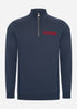 Barbour Truien  Cotes half zip sweatshirt - navy 