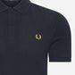 Fred Perry Polo's  Plain fred perry shirt - navy honeycomb 