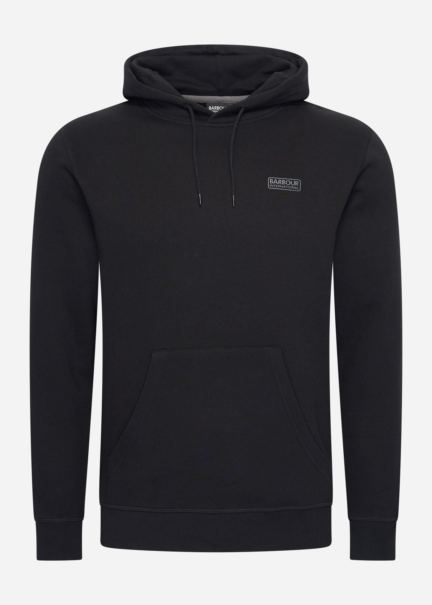 Barbour International Truien  Small logo hoodie - black pewter 