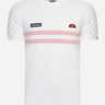 Ellesse T-shirts  Venire tee - white light pink 