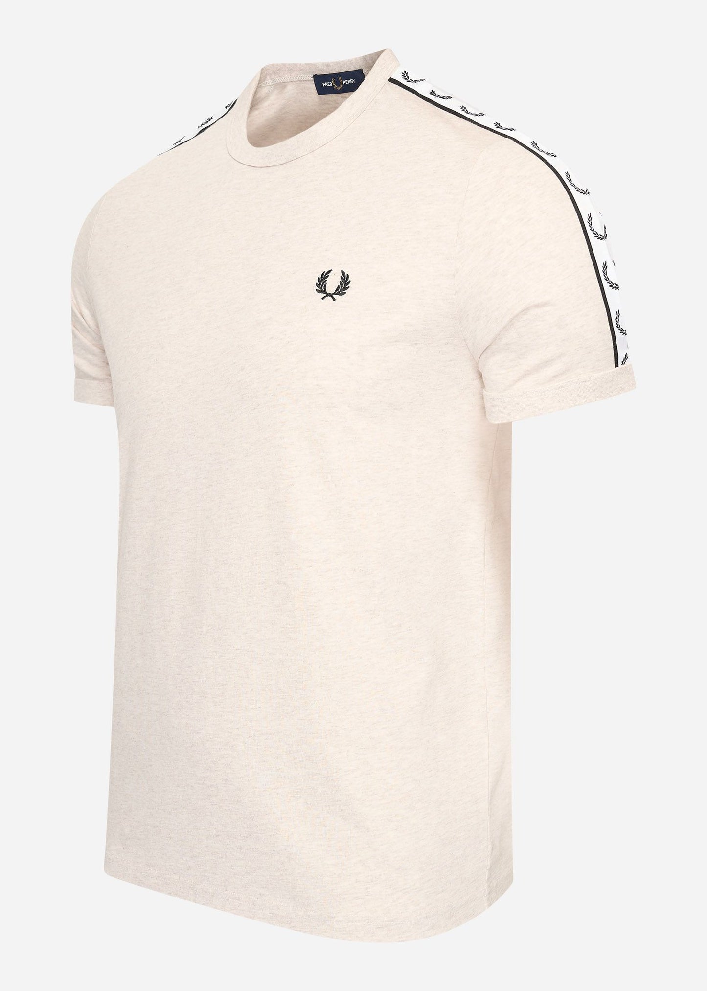 Fred Perry T-shirts  Taped ringer t-shirt - porridge marl 