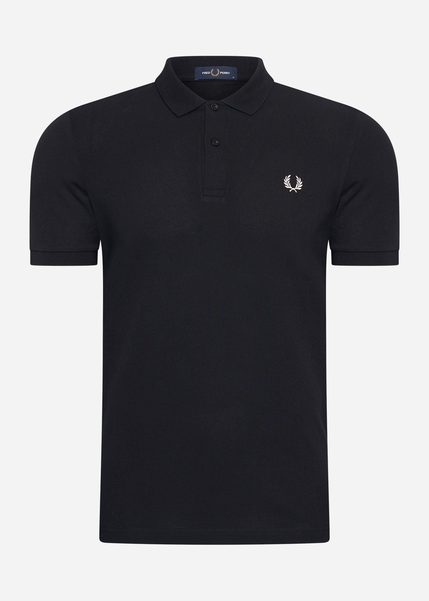 Fred Perry Polo's  Plain fred perry shirt - black silk peach 