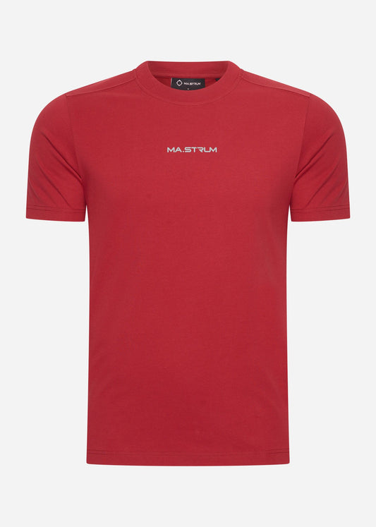 MA.Strum T-shirts  Mastrum printed tee - carmine 