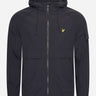 Lyle & Scott Jassen  Hooded windbreaker jacket - jet black