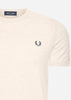 Fred Perry T-shirts  Ringer T-shirt - porridge marl 