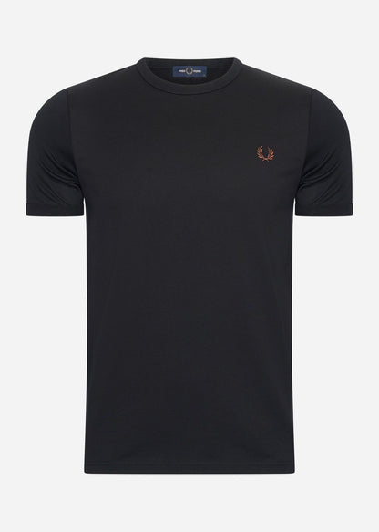 Fred Perry T-shirts  Ringer t-shirt - black 