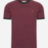 Farah T-shirts  Groves reg ringer - farah-red 