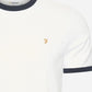 Farah T-shirts  Groves reg ringer - white 