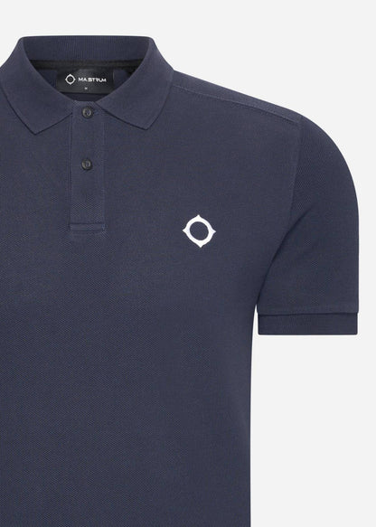 MA.Strum Polo's  SS pique polo - ink navy 