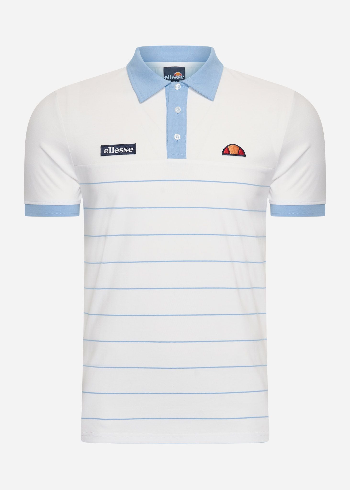 Ellesse Polo's  Tor polo - white light blue 