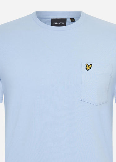 Lyle & Scott T-shirts  Pocket t-shirt - light blue 