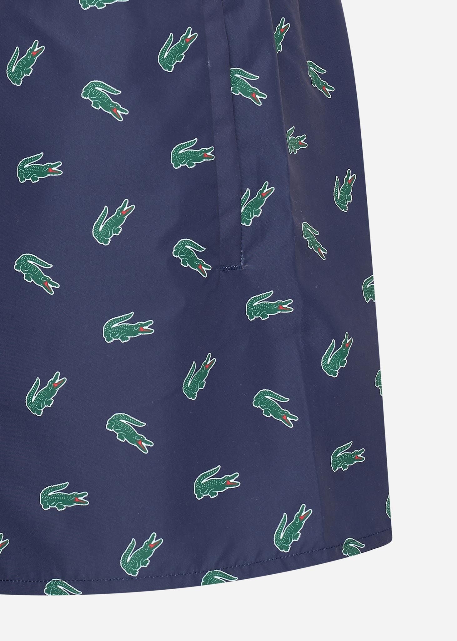 Lacoste Zwembroeken  Swimming trunks all over print - navy blue multico 