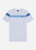 Ellesse T-shirts  Caserio t-shirt - white light blue 