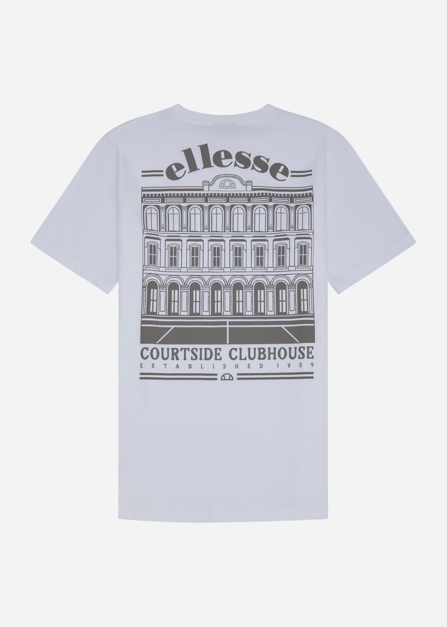 Ellesse T-shirts Courtside club tee - white